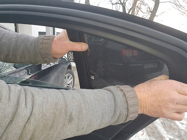 Zasłonki osłony przeciwsłoneczne do BMW serii 3 G20 Sedan (od 2018) Waga produktu z opakowaniem jednostkowym 2 kg