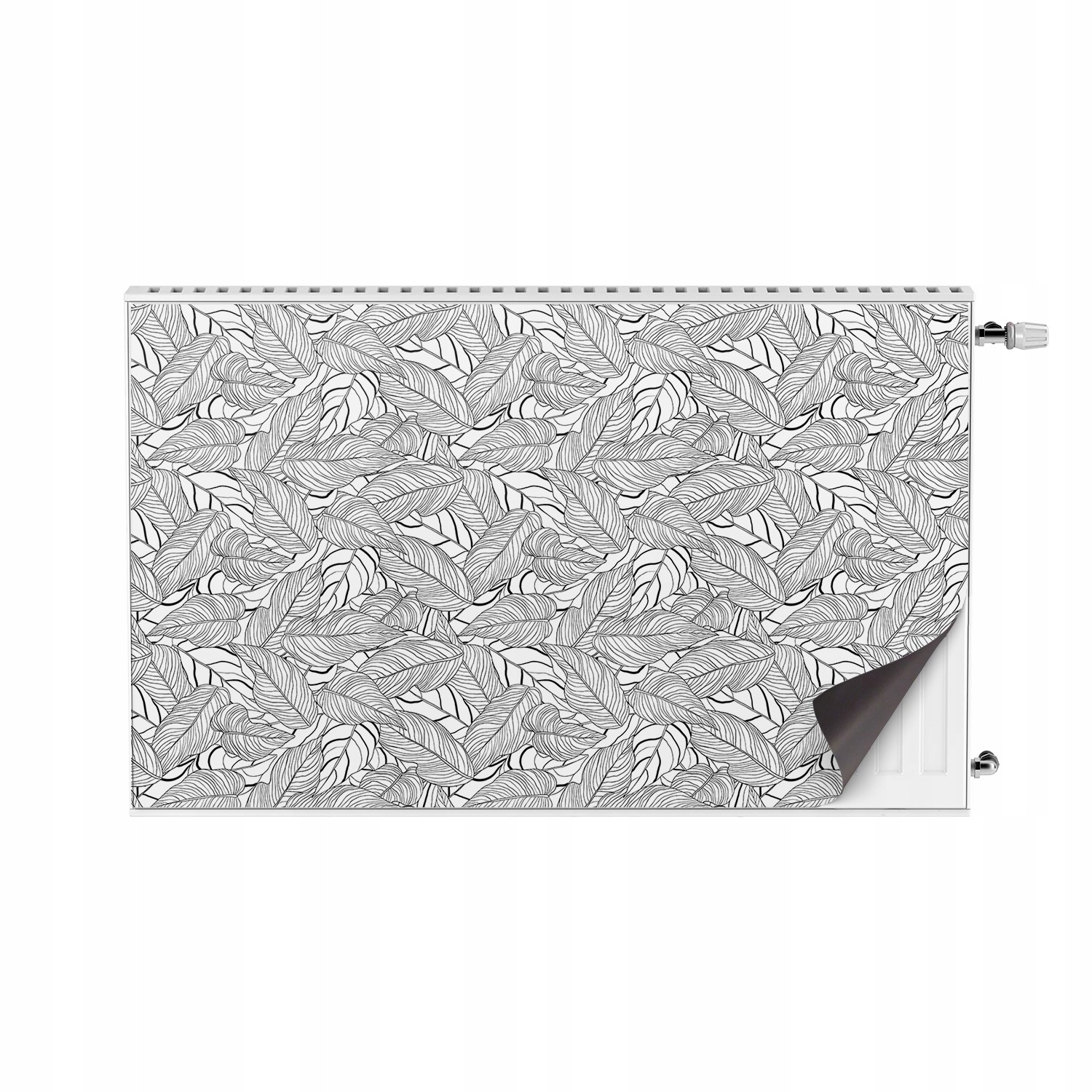 Magnet – nástavec na radiátor Umění dlouhé listy