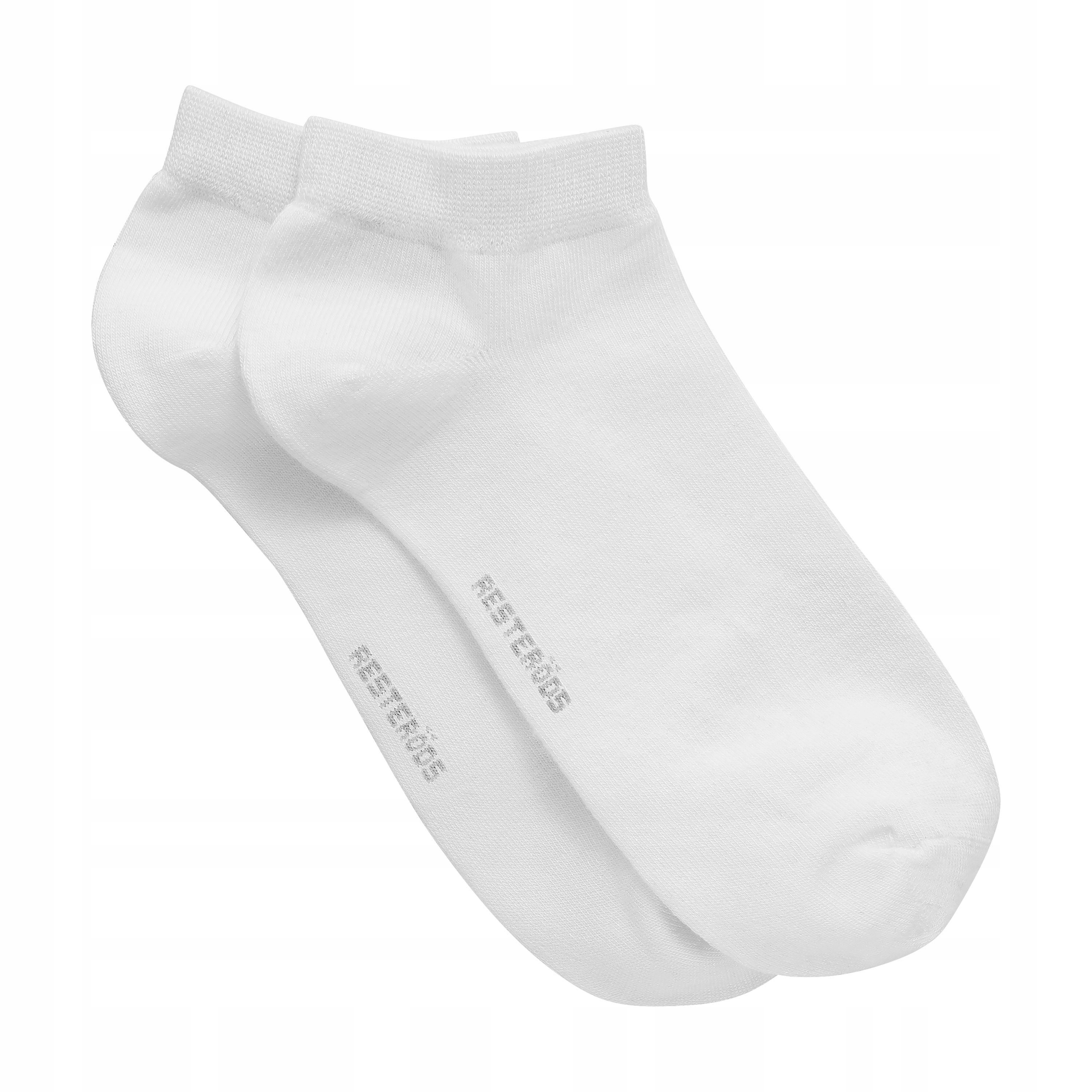 Ponožky Resteröds Kotníkové Ponožky Bílé 5-pack 40-45