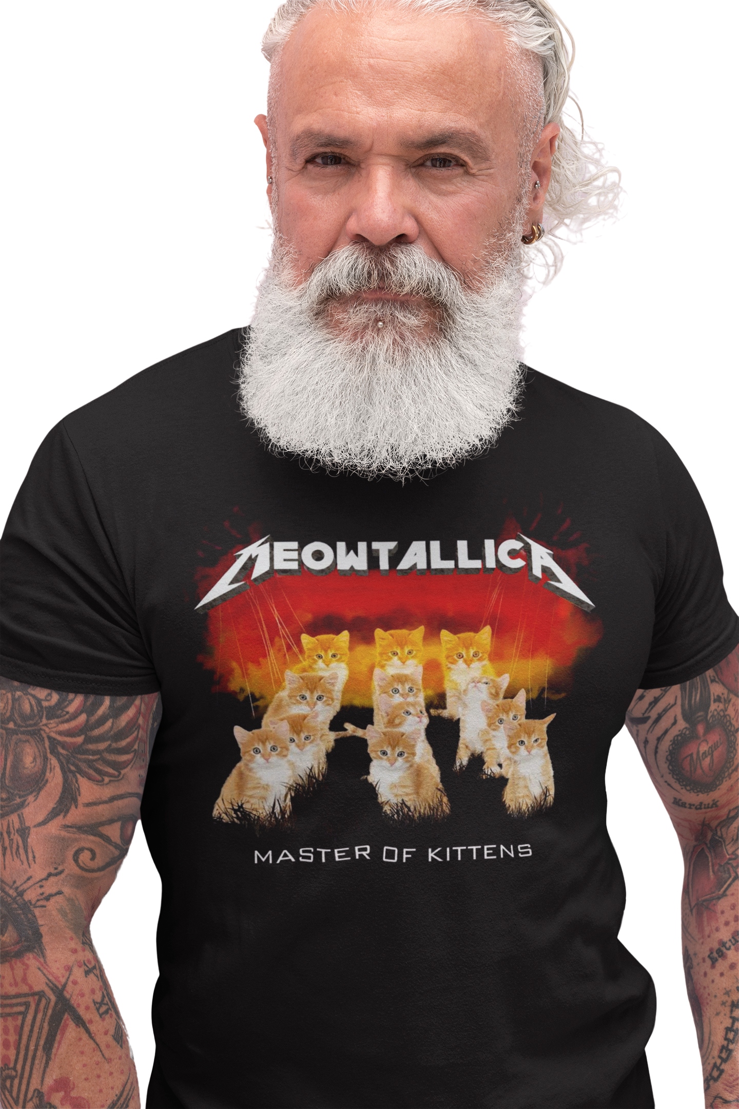 

Metallica Meowtallica T-Shirt Koszulka Kot 4