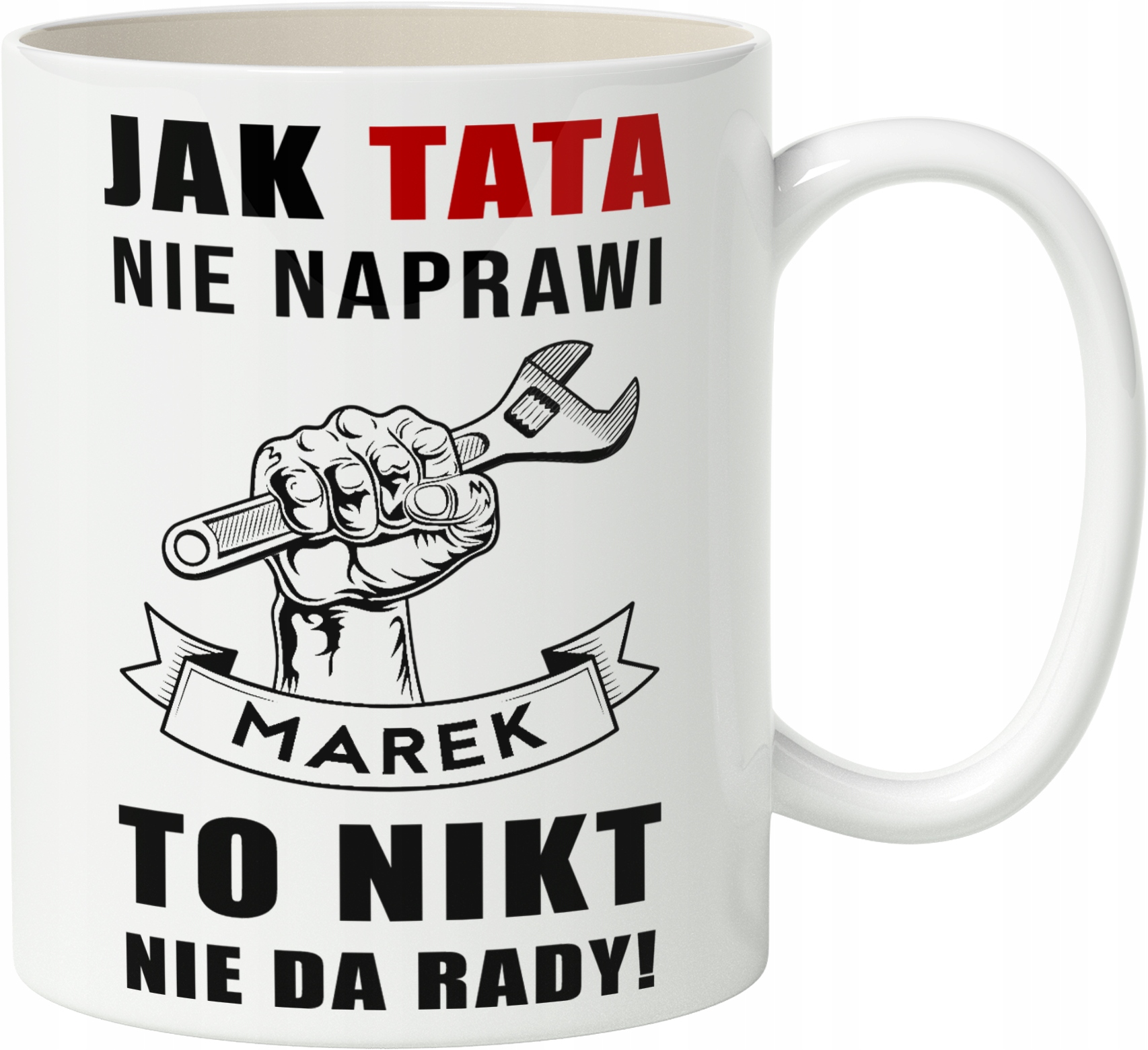 

Kubek Dla Taty Złota Rączka Dowolne Imię