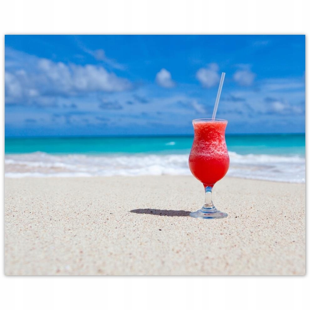 

Plakat 50x40 Drink na plaży