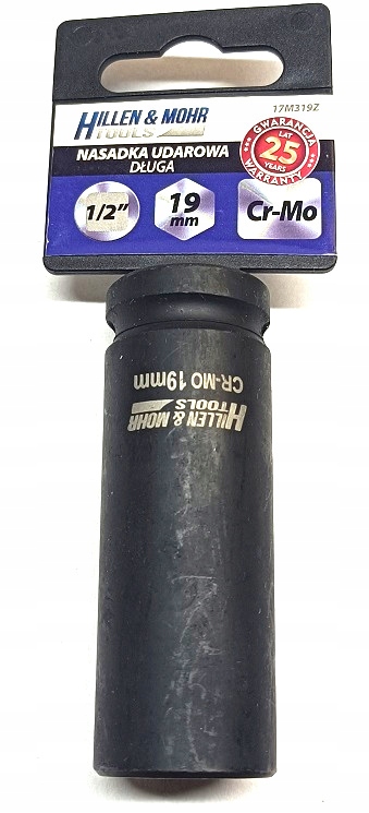 

Nasadka Udarowa Do Kół Długa 78mm Klucz 1/2 19mm