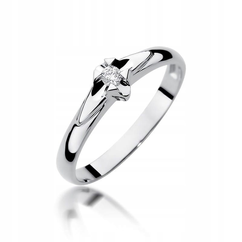 ZŁOTY PIERŚCIONEK ZARĘCZYNOWY Z BRYLANTEM PR. 585 Kod producenta FE6F-465CE