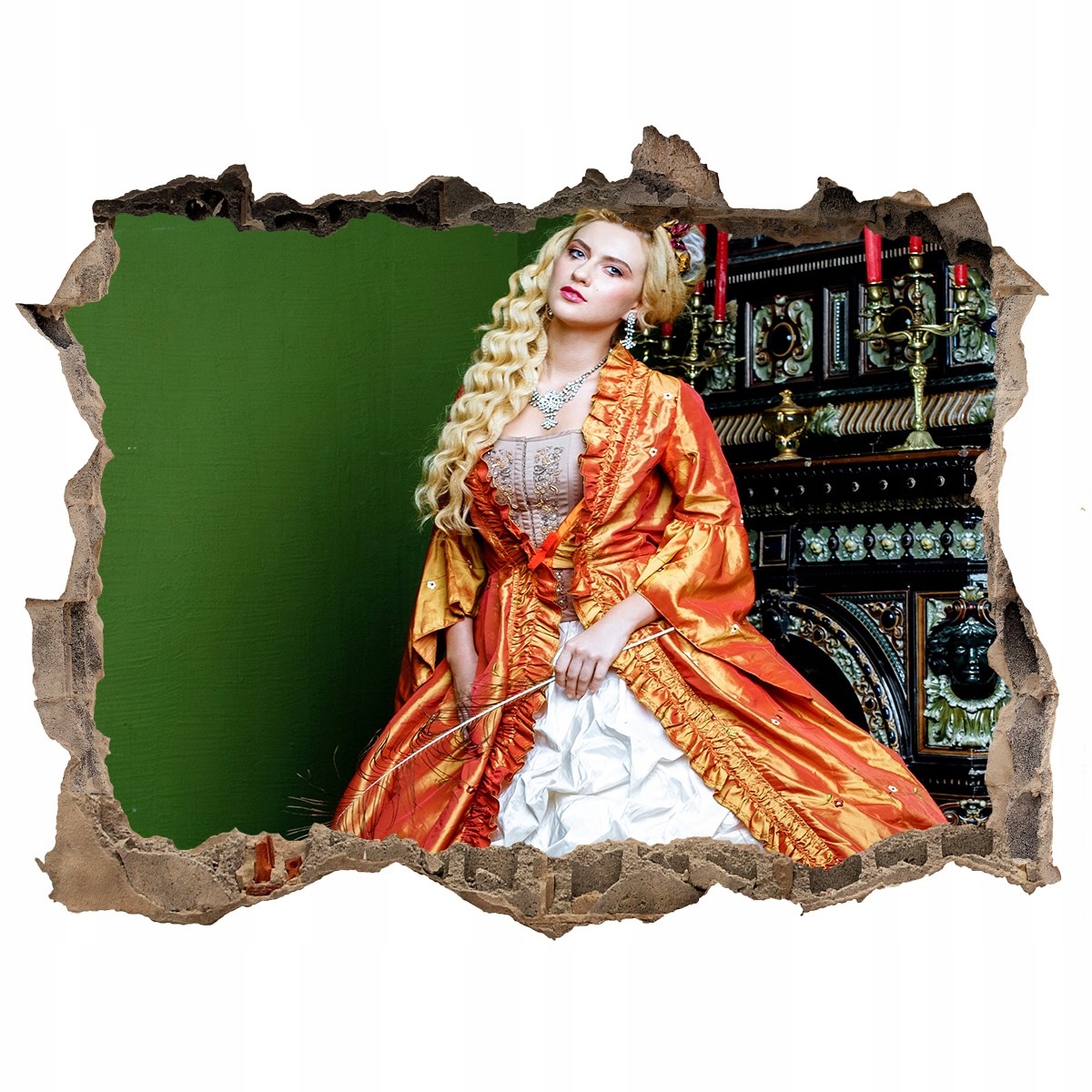

Fototapeta dziura na ścianę Arystokratka 120x81
