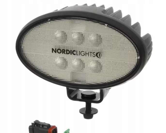 Oválná Pracovní Lampa LED6 16W 12/24V 1600lm