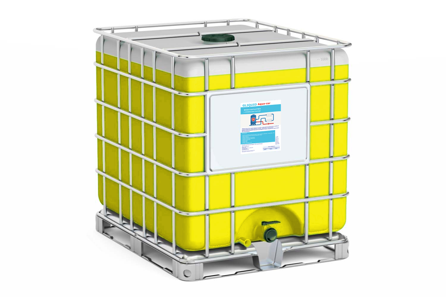 Cirkulační kotlová voda 1000 l VDI2035, nádoba v ceně