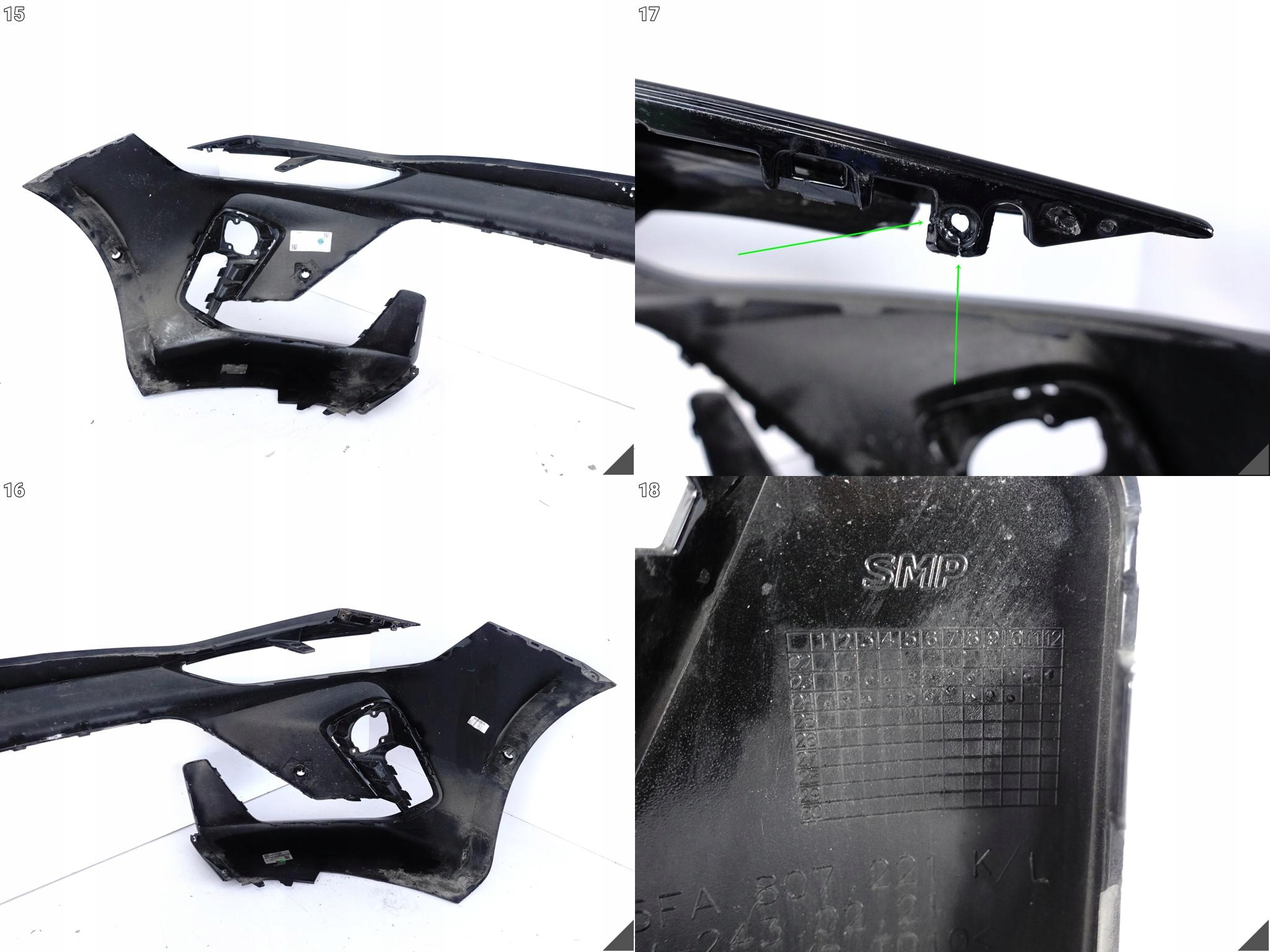 SEAT CUPRA LEON IV 4 5FA LIFT 24- bumper BUMPER front (6xPDC) Y9T LY9T