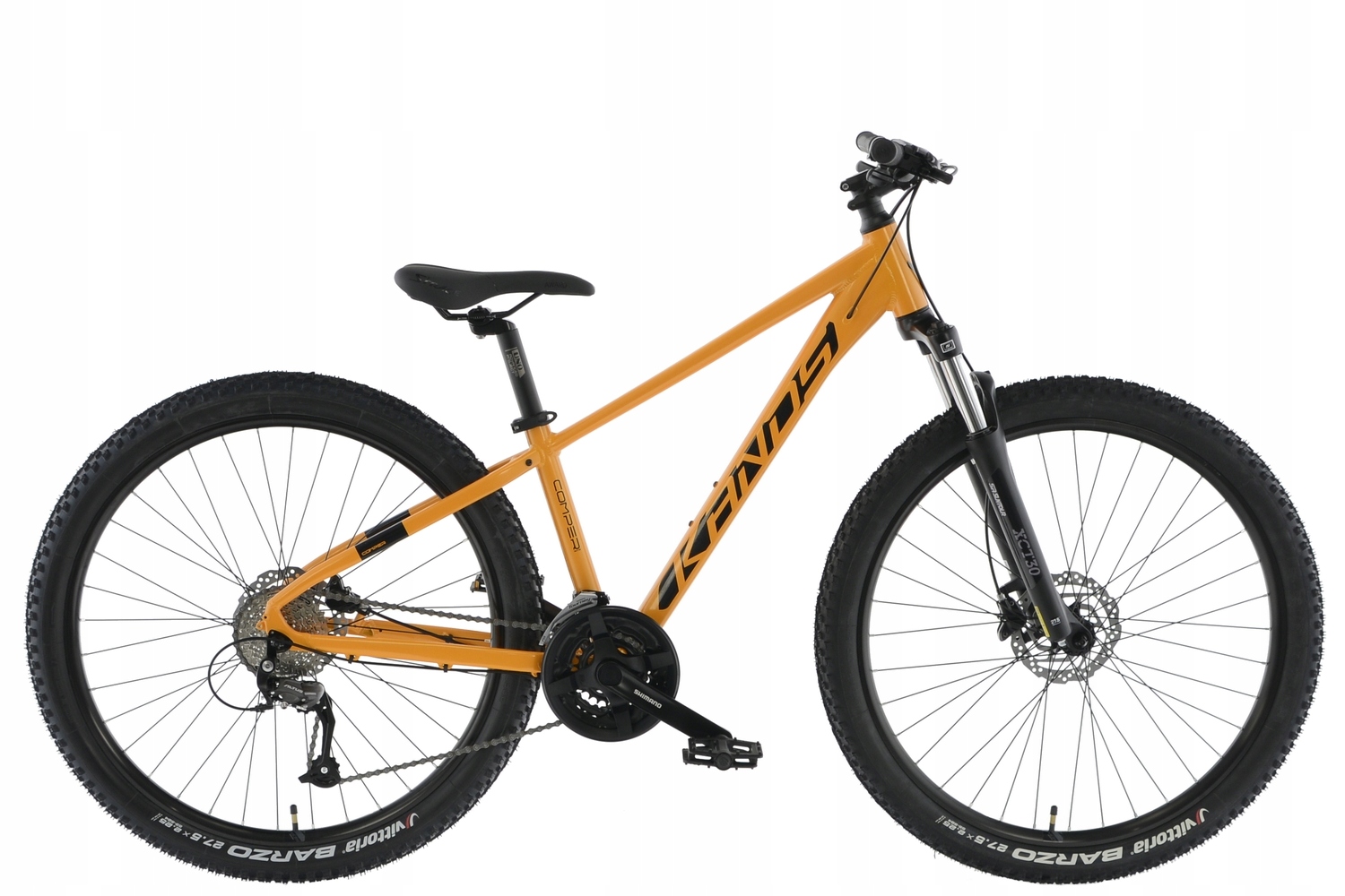 Rower Górski 27,5 Kands Comp-er 2024 pomarańczowy połysk R14 wzrost 135-150