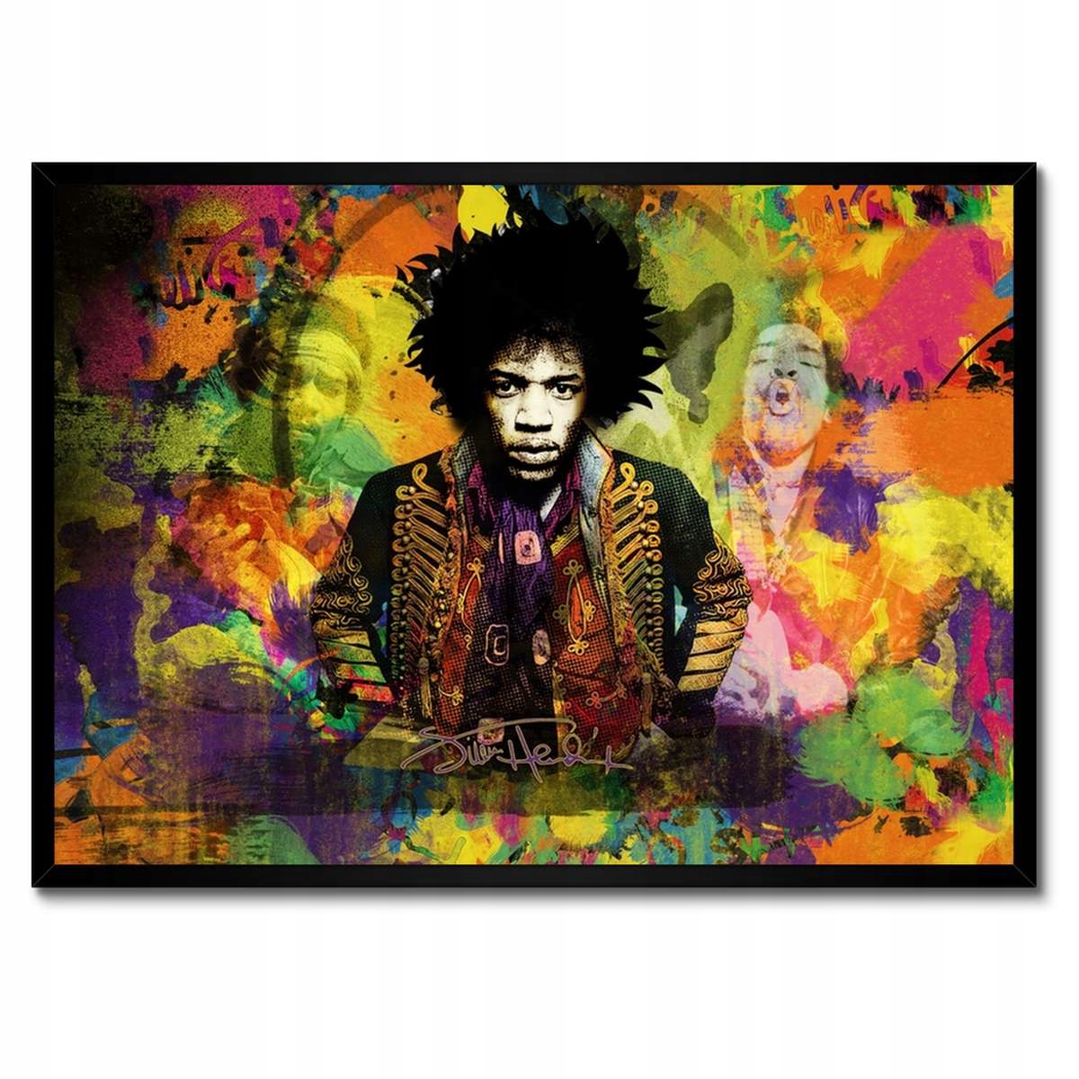 Plakáty v rámu 70x50 Jimmy Hendrix