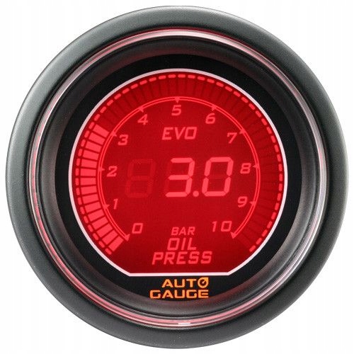 Indikátor Nového Auto Gauge Tlaku Oleja Evo