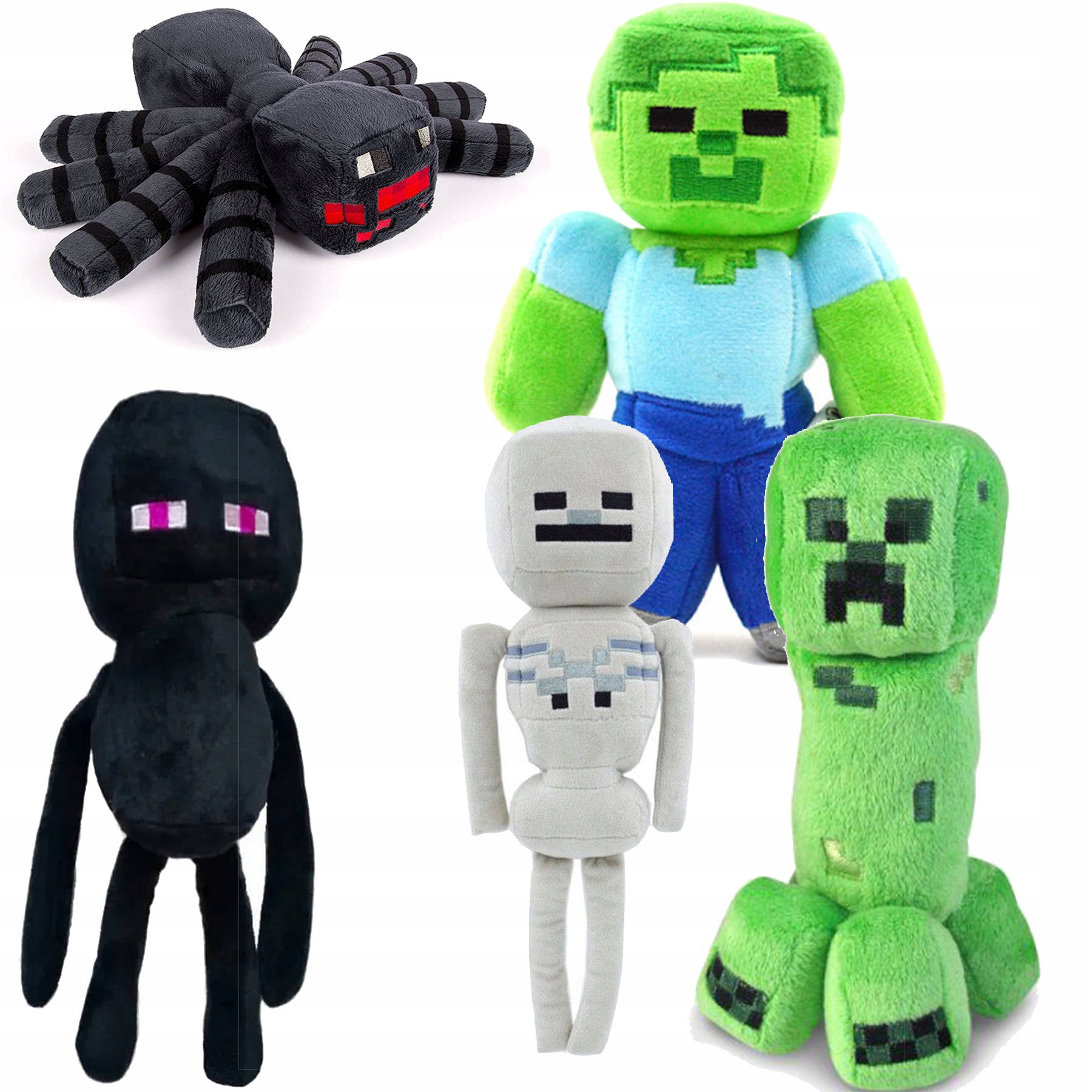 

Minecraft Zestaw 5 Maskotek Maskotka 5w1