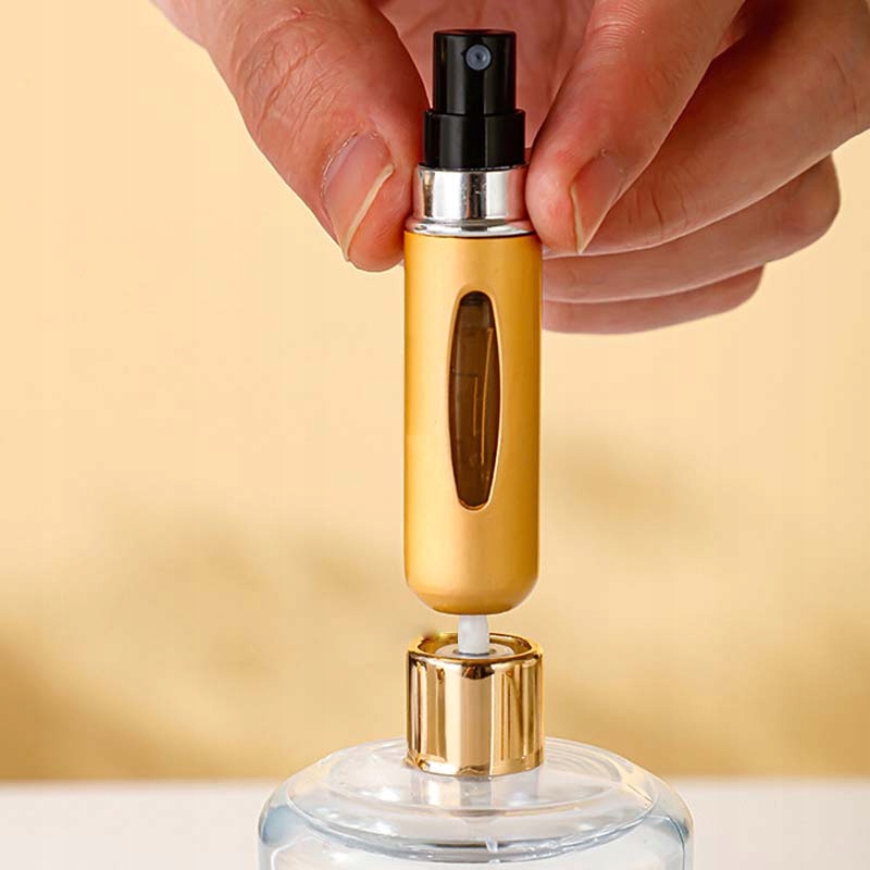 Atomizer Do Perfum 5ml Złoty Rodzaj atomizery podróżne
