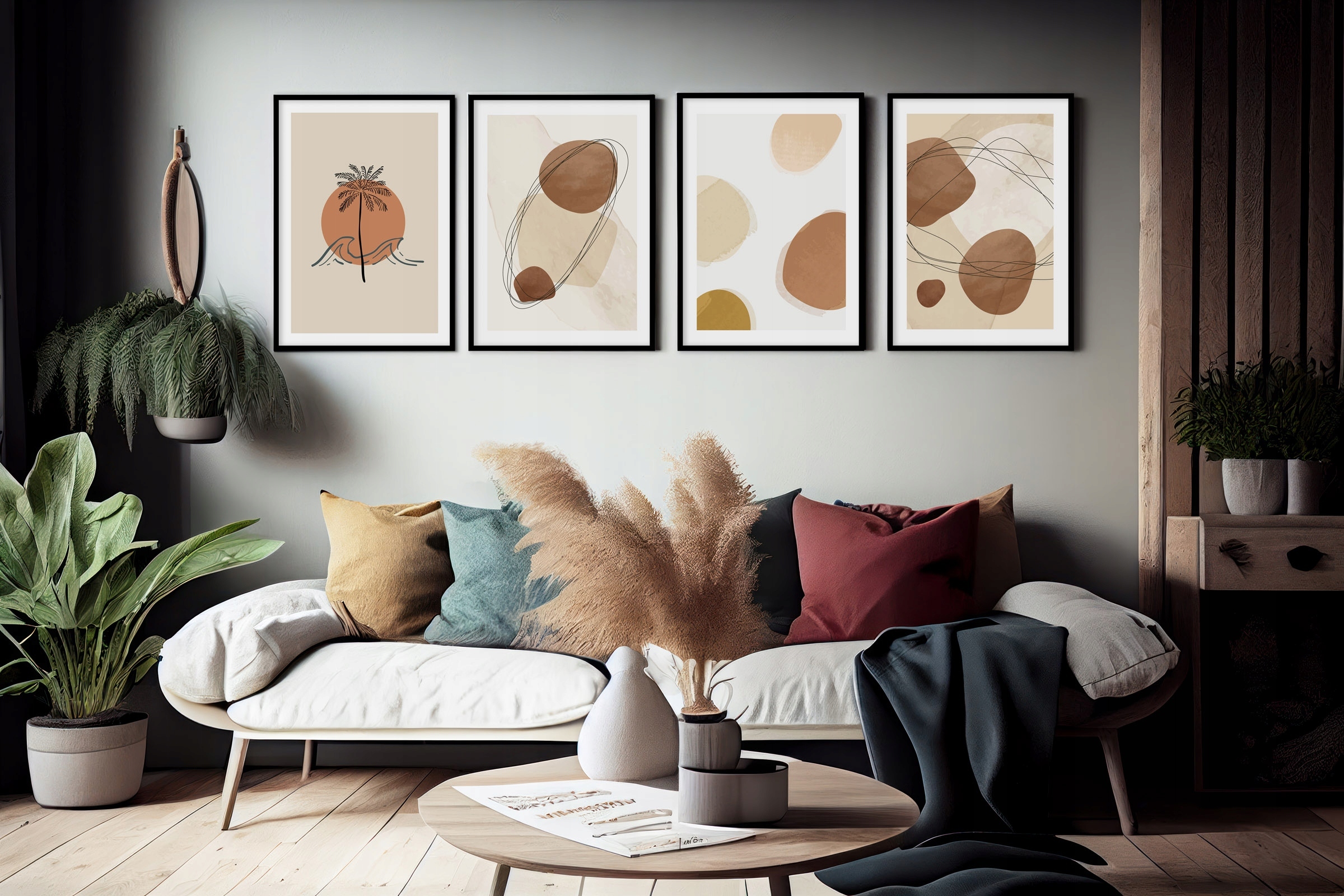 Plakat r B1 70x100 cm Marmur Tekstura Zieleń Ciepł Format papieru B1