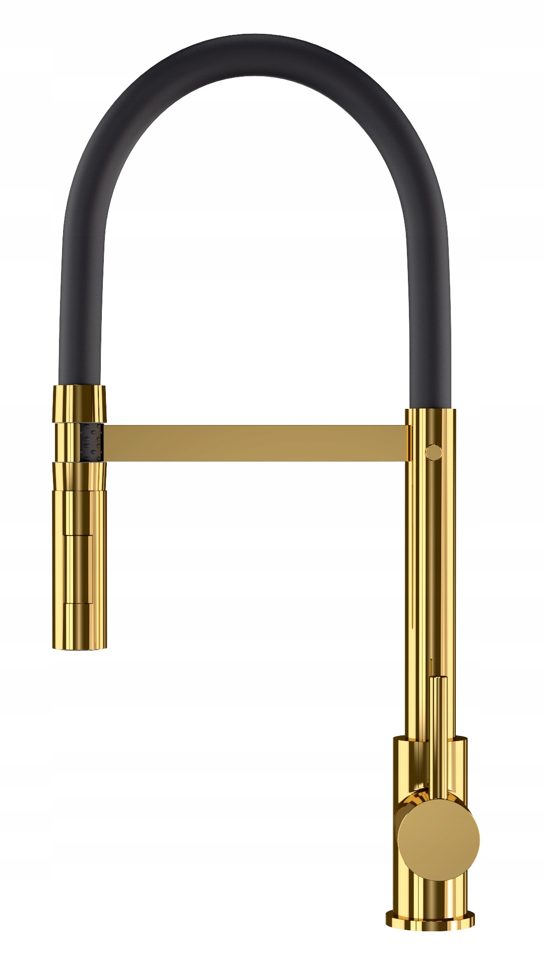 Kuchynská Batéria Vento Flexibilná, Zlatý Výtok, Drez, Kohútik