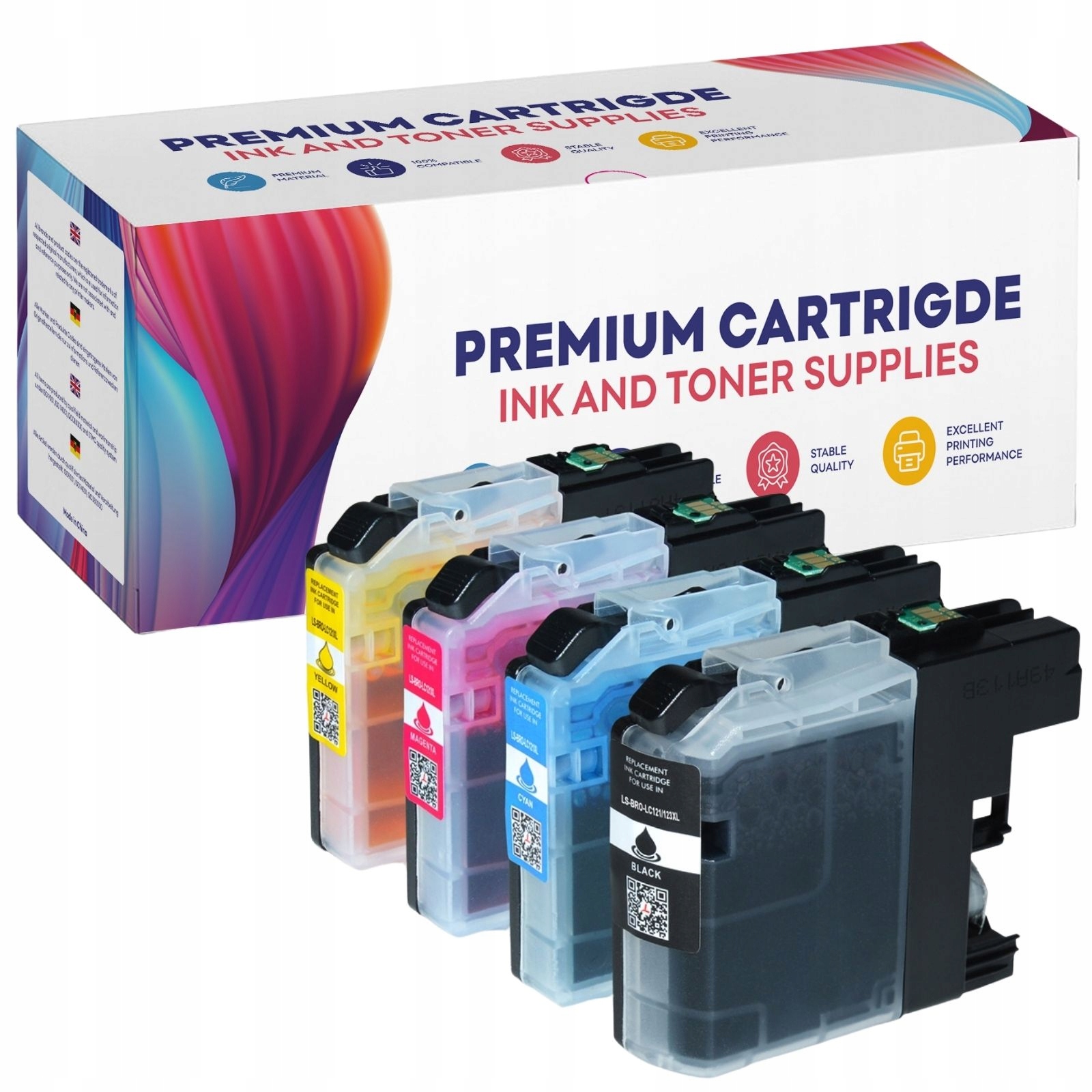 

4xTUSZ Do Brother DCP-J132W DCP-J152W J4110W LC123