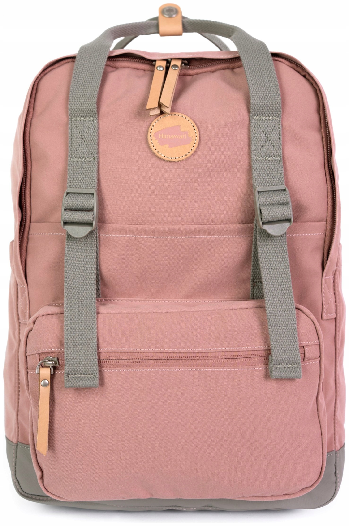 Batoh na notebook Himawari Study M prostorný pro práci, lehký, špinavě růžový