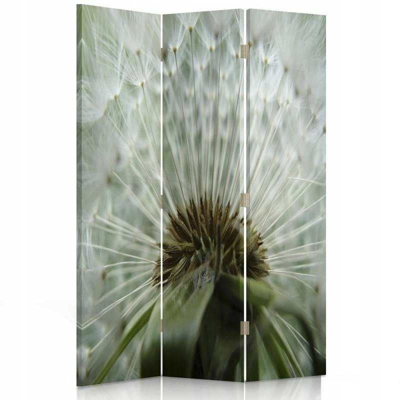 Paraván oboustranný otočný, struktura pampelišky 110x170