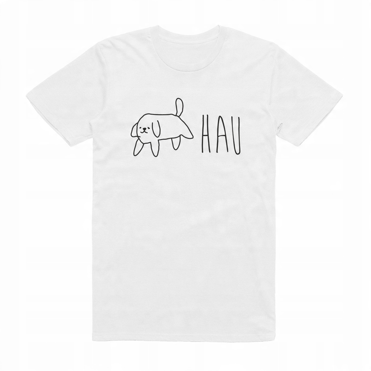 

M - Koszulka T-shirt Hau Pies Z Psem Śmieszna Dog