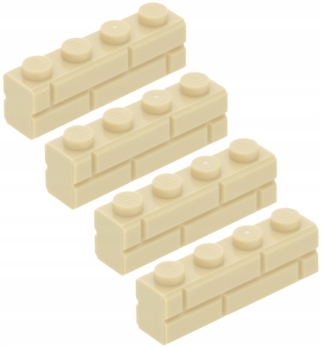 

Lego Klocek 1 x 4 Cegła 15533 Tan Nowy 4 szt