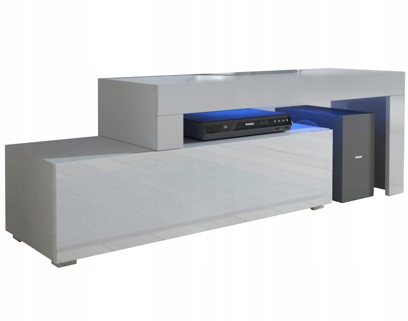 

Komoda Szafka Rtv Rozsuwana 108-200 połysk Led