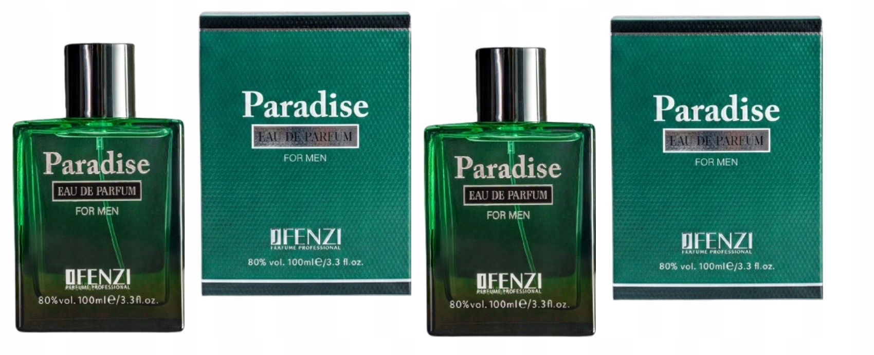 JFenzi Paradise Men 2x100 ml parfémovaná voda