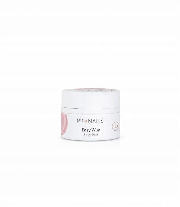 

Pb Nails Żel budujący Easy Way Baby Pink 15g