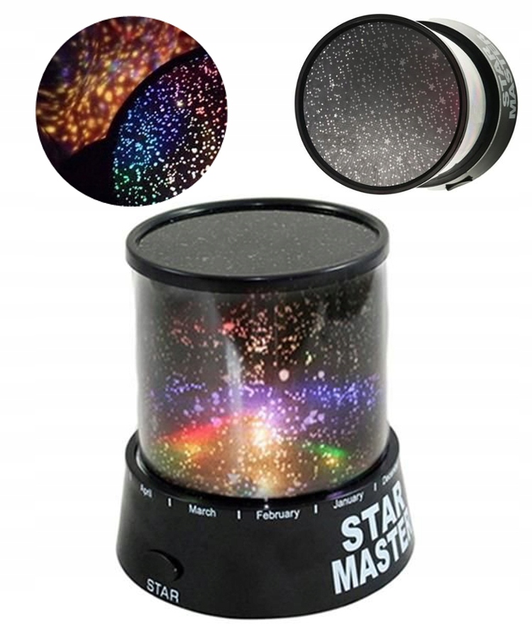 

Lampka Nocna Projektor Gwiazd Star Master Lampa