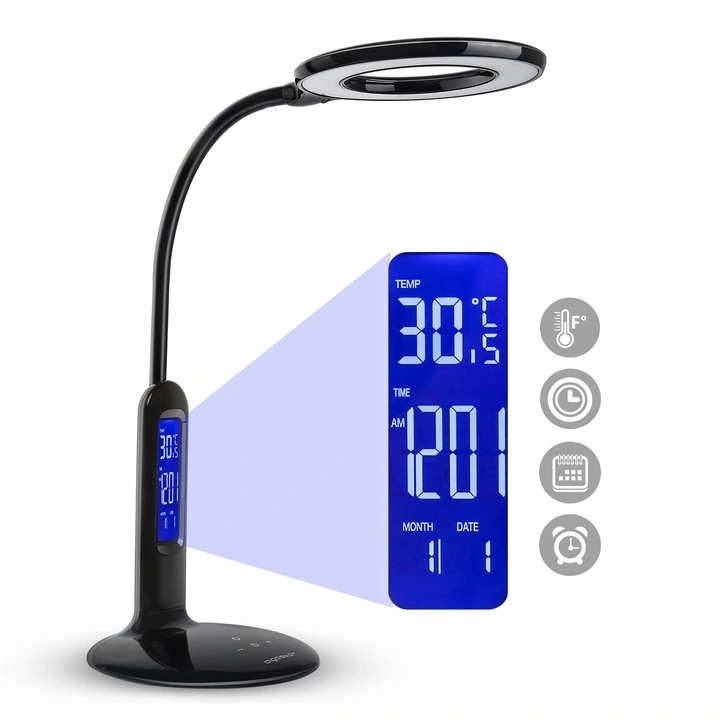 Stolní lampa Aigostar 10KZO Led 7W displej