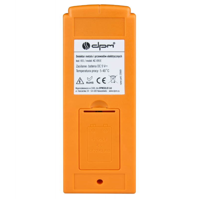 Detektor metalu i przewodów Marka DPM