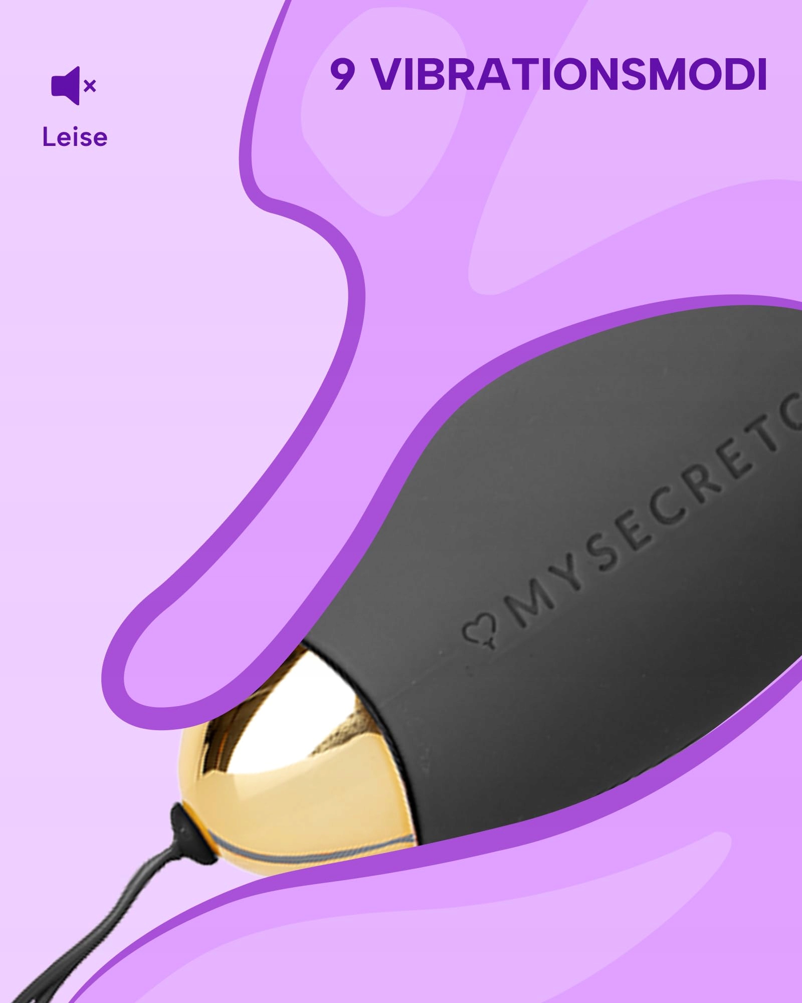 Wibrator MYSECRETCASE 9 Trybów Dla Kobiet Trener Kegla Wodoodporny — miniatura 2
