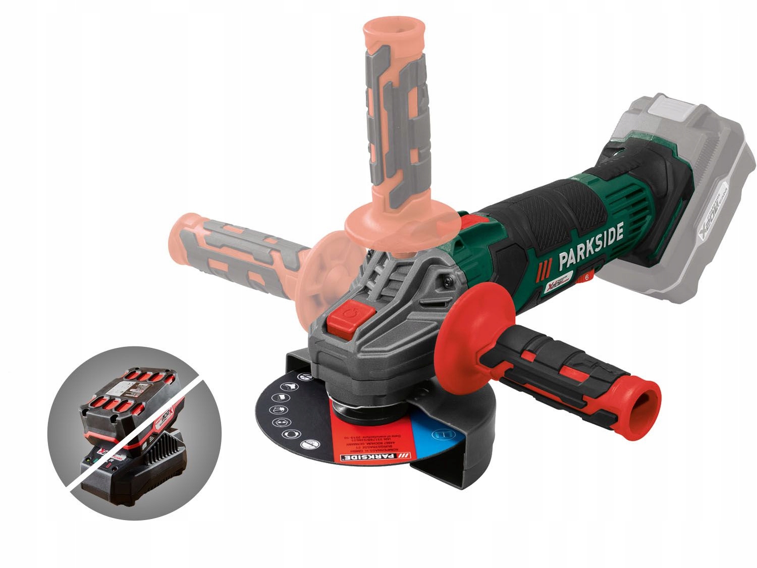 

Parkside Akumulatorowa Szlifierka Kątowa 125MM