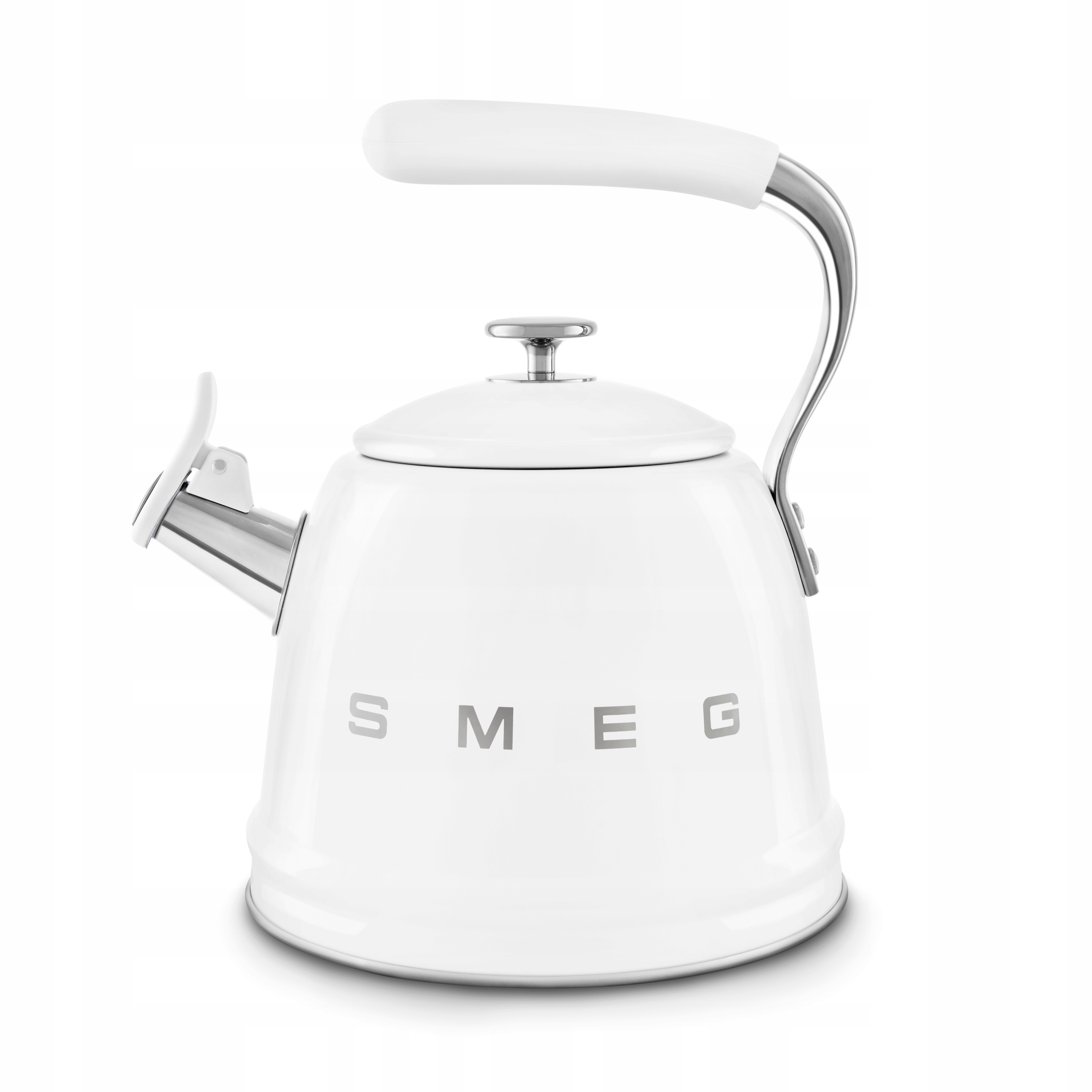 Konvice s píšťalkou Smeg WKF01WH bílá