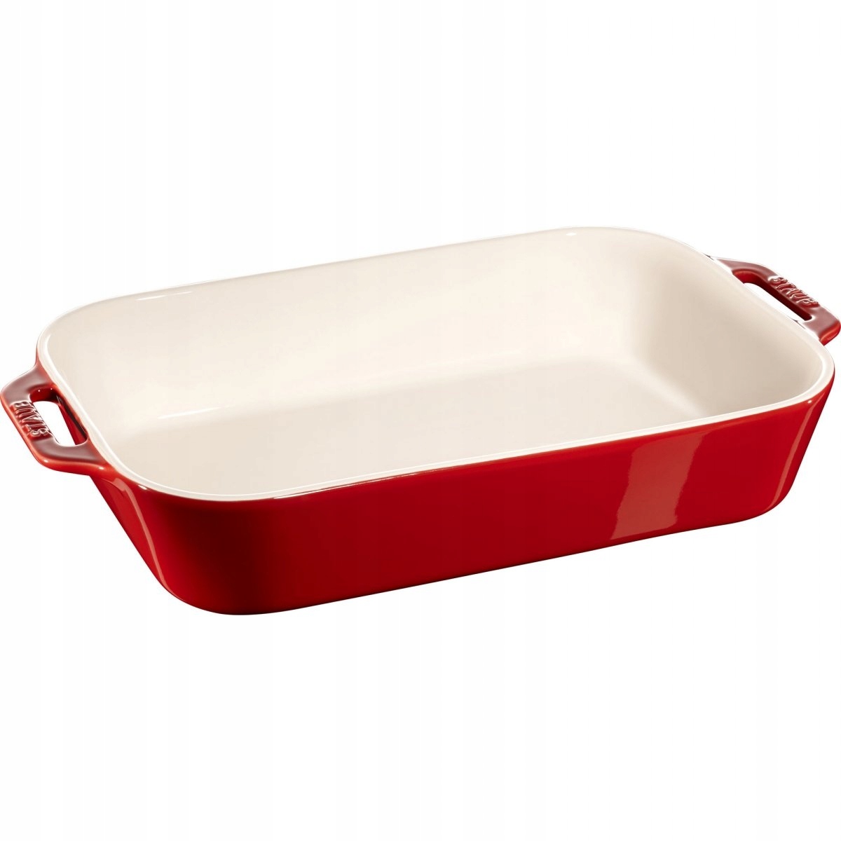 Obdĺžniková keramická miska 4.5 l Červená Cooking Staub