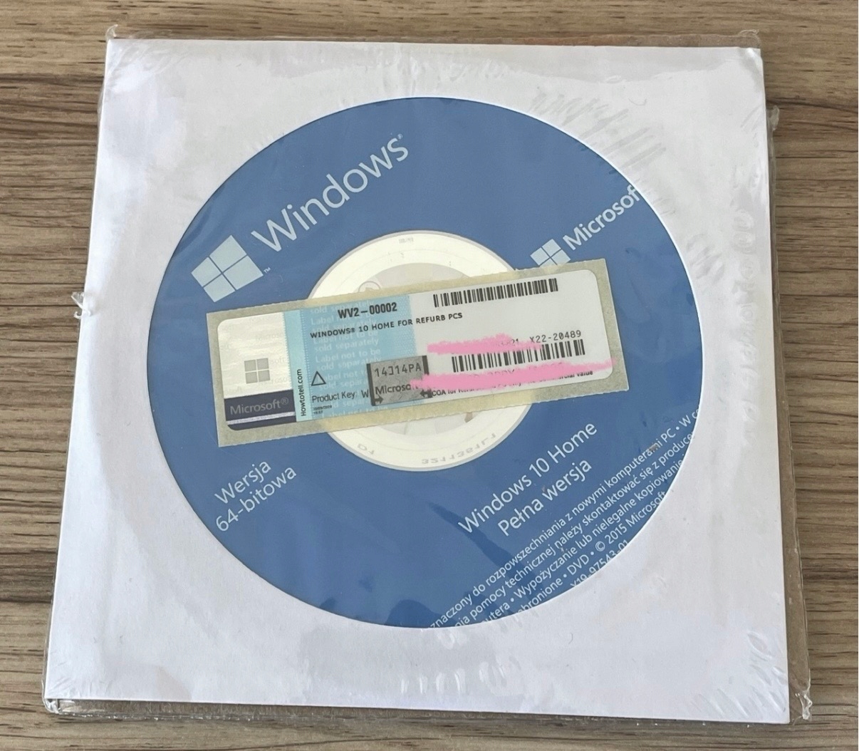 Microsoft Windows 10 Home PL x64 USB BOX 64 bit