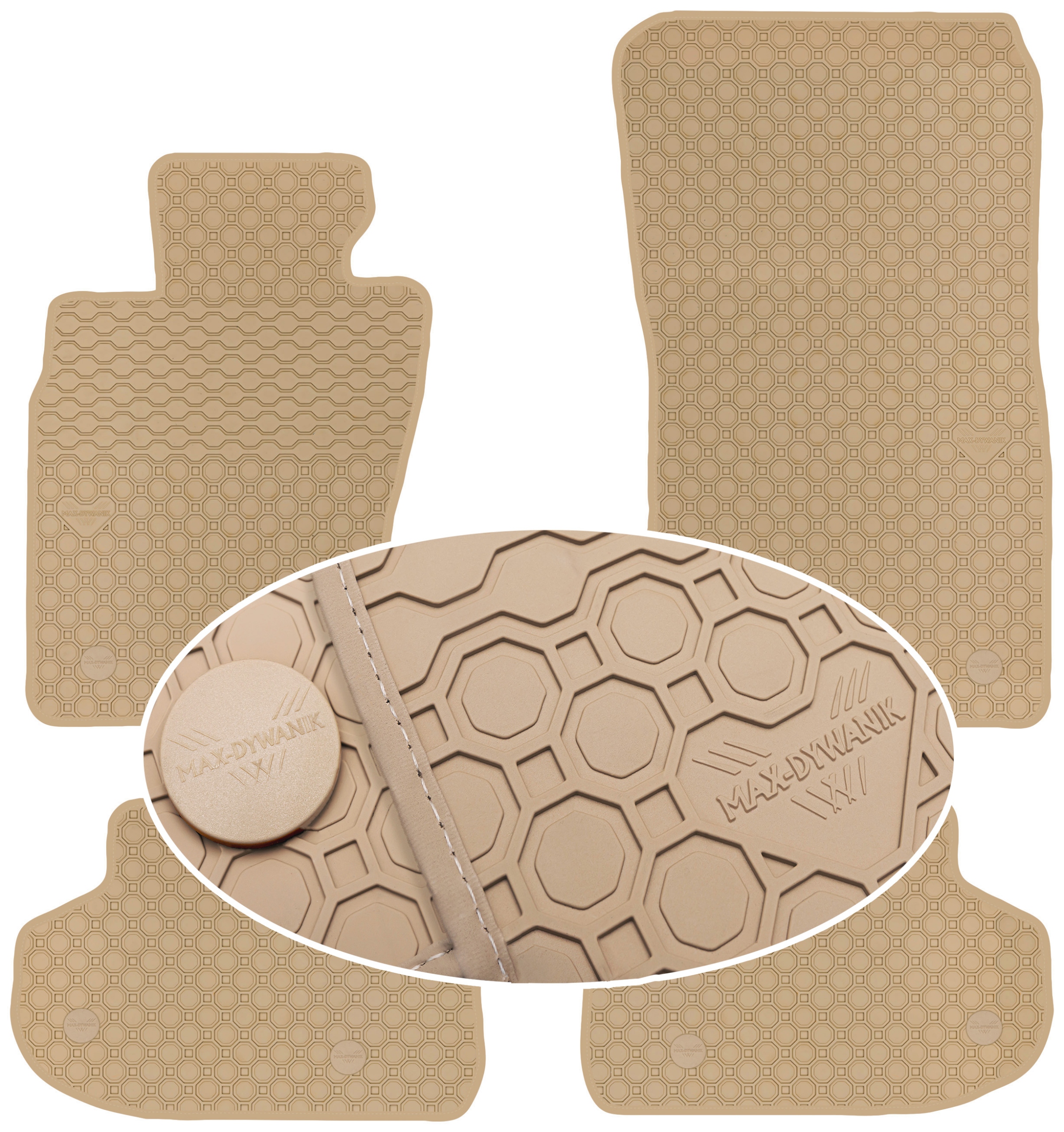 Bmw 5 F10 F11 Fl 2013-2017 Koberce Béžové