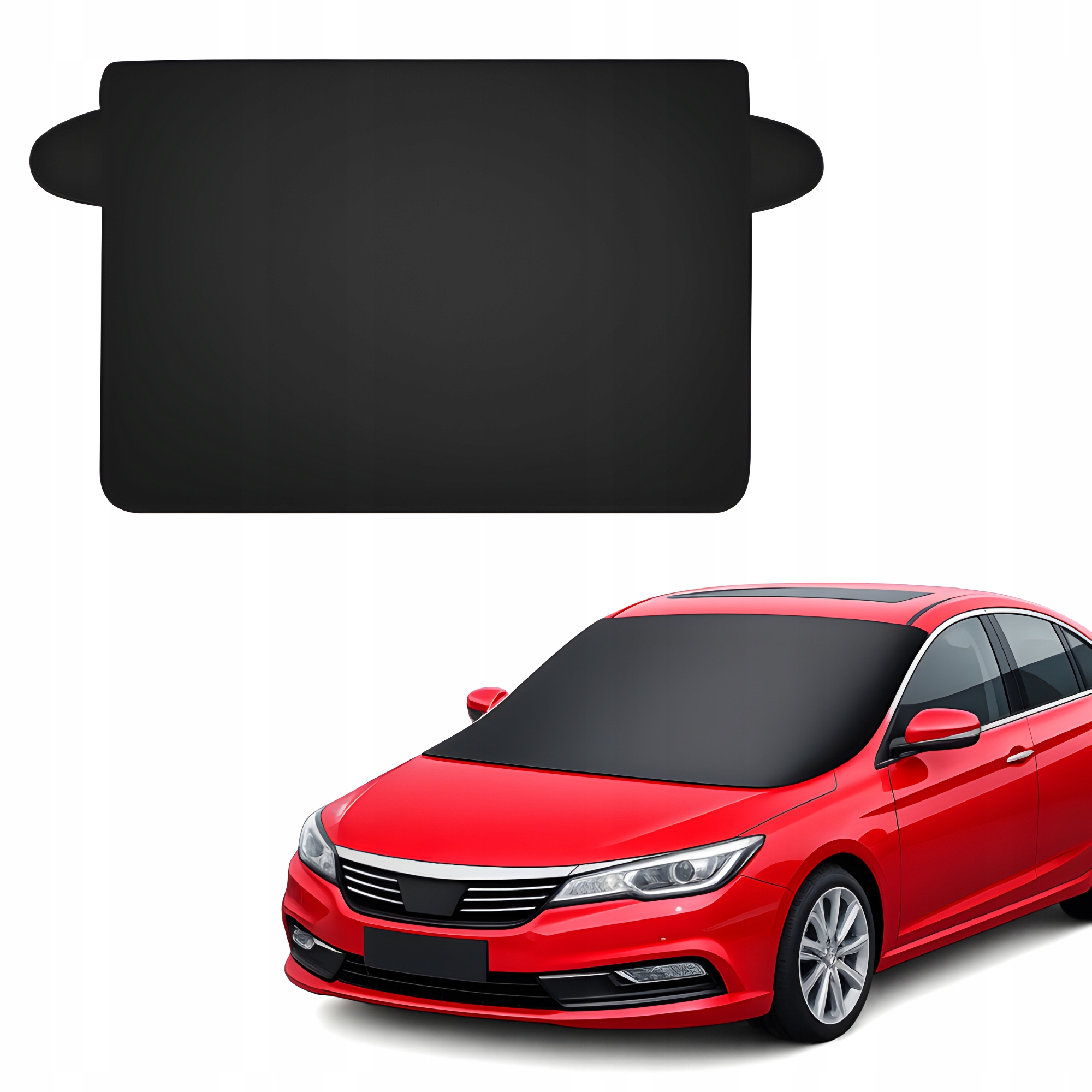 OSŁONA MATA NA PRZEDNIĄ SZYBĘ SAMOCHODU AUTA ANTYSZRONOWA MAGNETYCZNA DUŻA