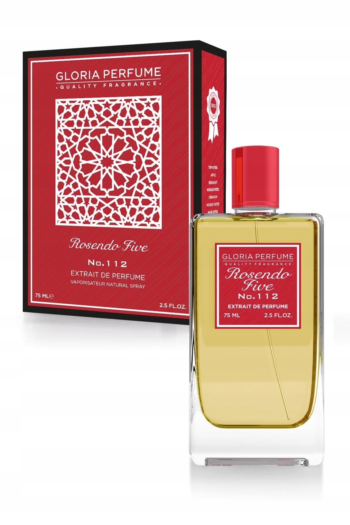 Rosendo Five 112 Gloria 75 ML Parfémovaná Voda Unisex Parfém