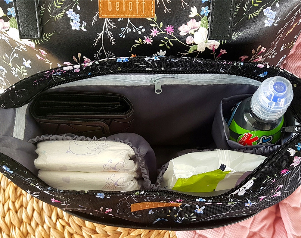 Organizer Torba do wózka Beloff Pączki Bawełny Wzór dominujący mix wzorów