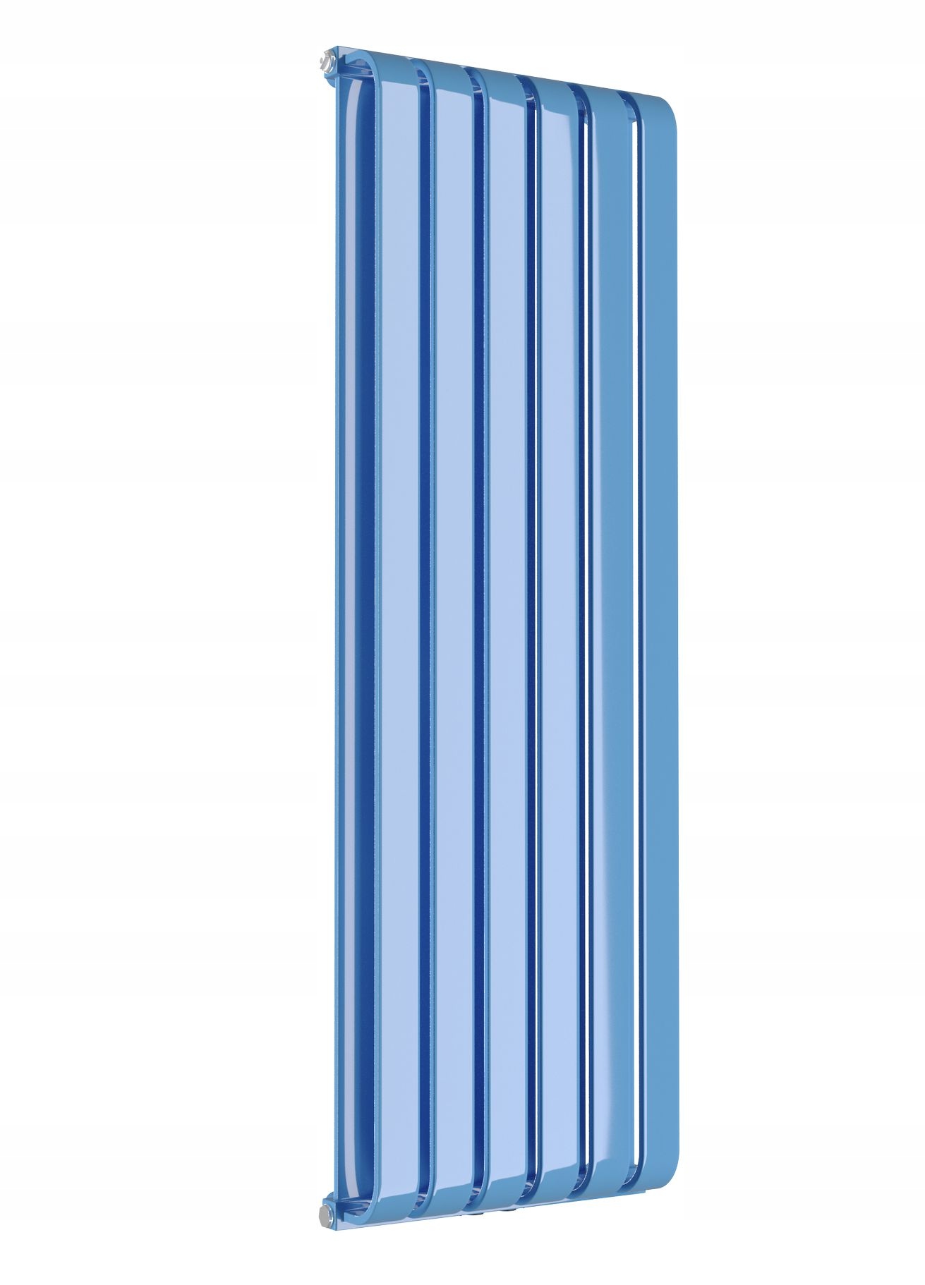 Vertikálny dekoratívny radiátor Male 100x395, modrý