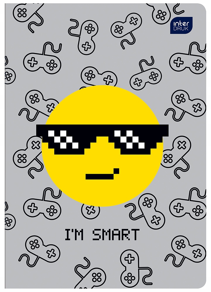 Zeszyt Interdruk A5 32 kartki czerwona linia BOYS mix okładek Marka Interdruk