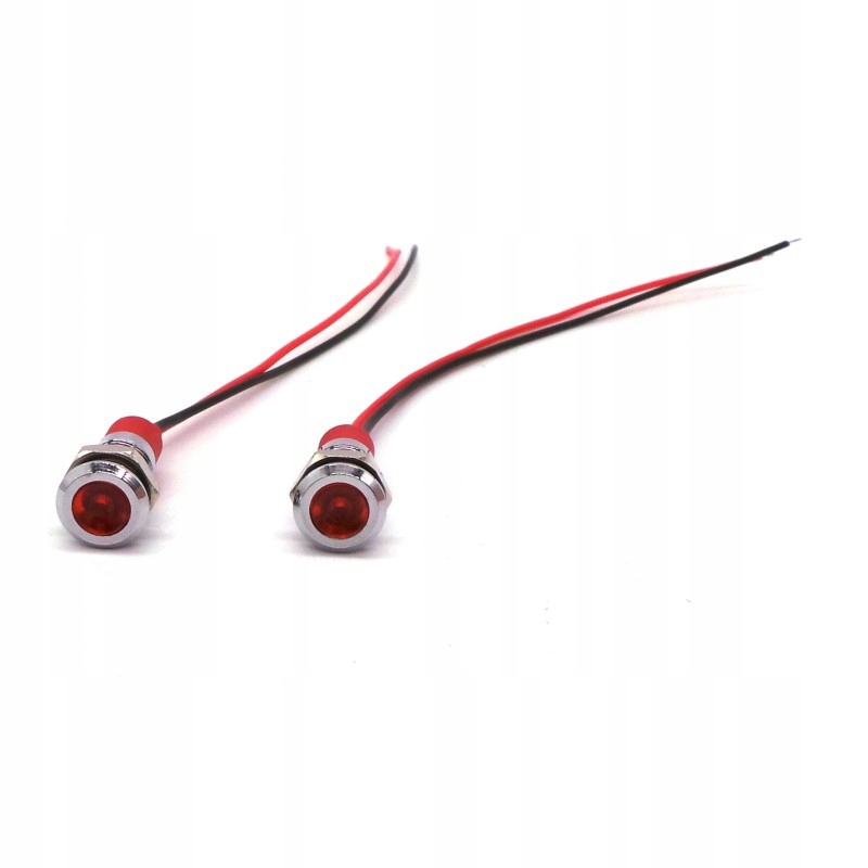 Lampka kontrolna deski rozdzielczej LED Czerwona Producent części motoLEDy