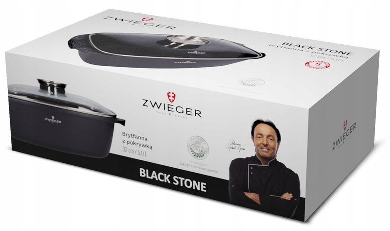 

Zwieger Black Stone brytfanna 32cm 5,0L