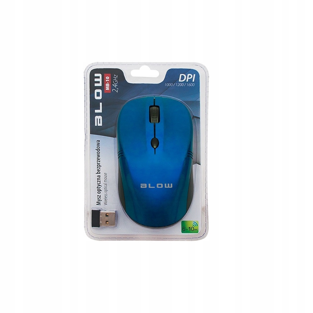 

Mysz Optyczna Bezprzewodowa Usb Blow 4 przyciski