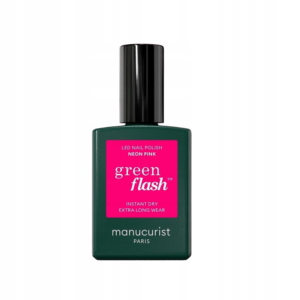 Manucurist Green Flash Nail Polish lak na nehty 15 ml Neon Pink 1 ks