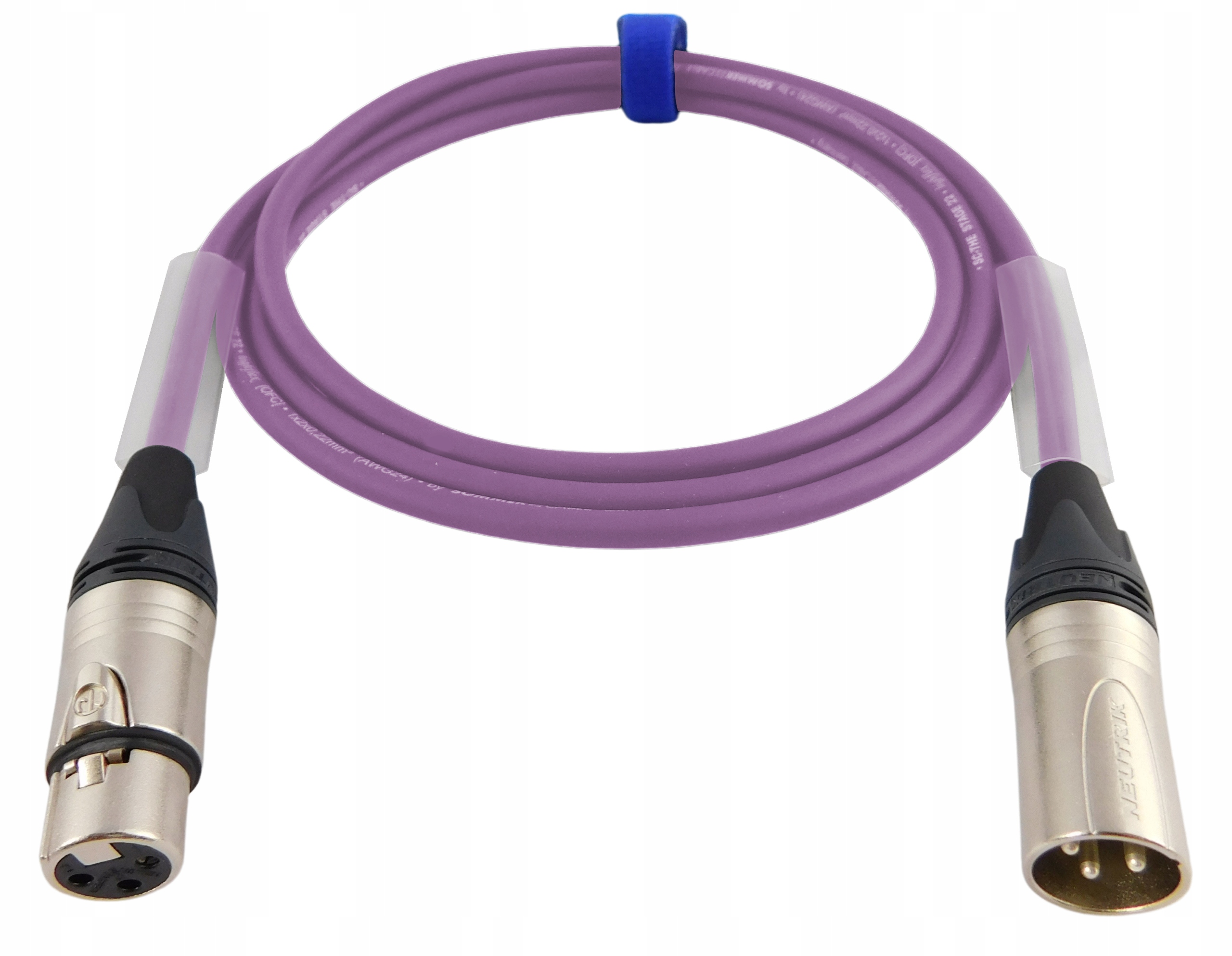 Fialový Sommer Stage Kabel Xlr Xlr Neutrik 40 m