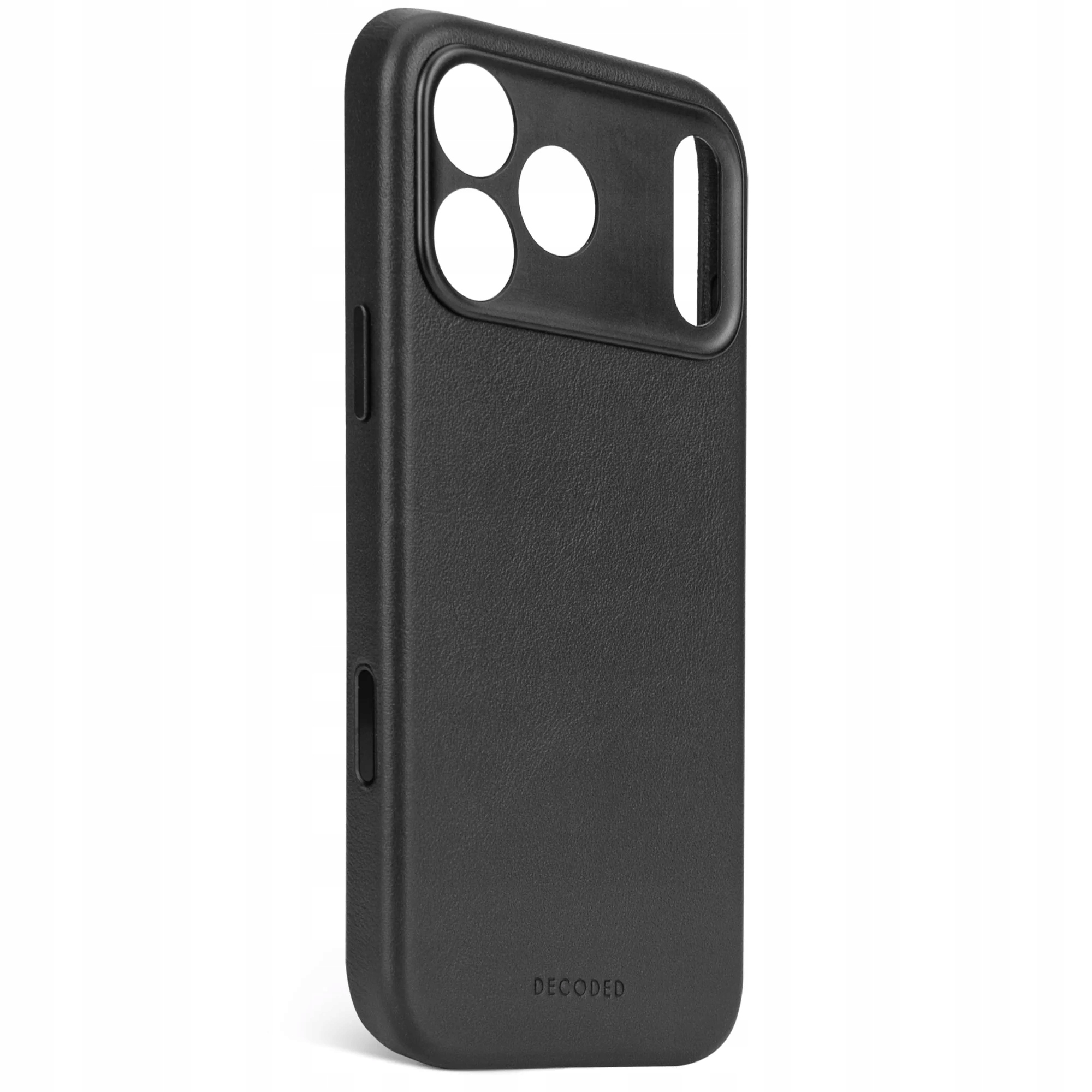 Decoded Leather Backover do iPhone MagSafe 17 Pro Max Czarny