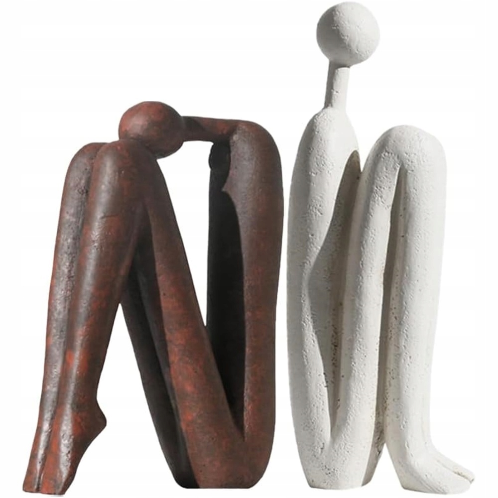 Figurka Bookend Dekorativní Figurky Lidská Pryskyřice Figurka Inovativní 2ks
