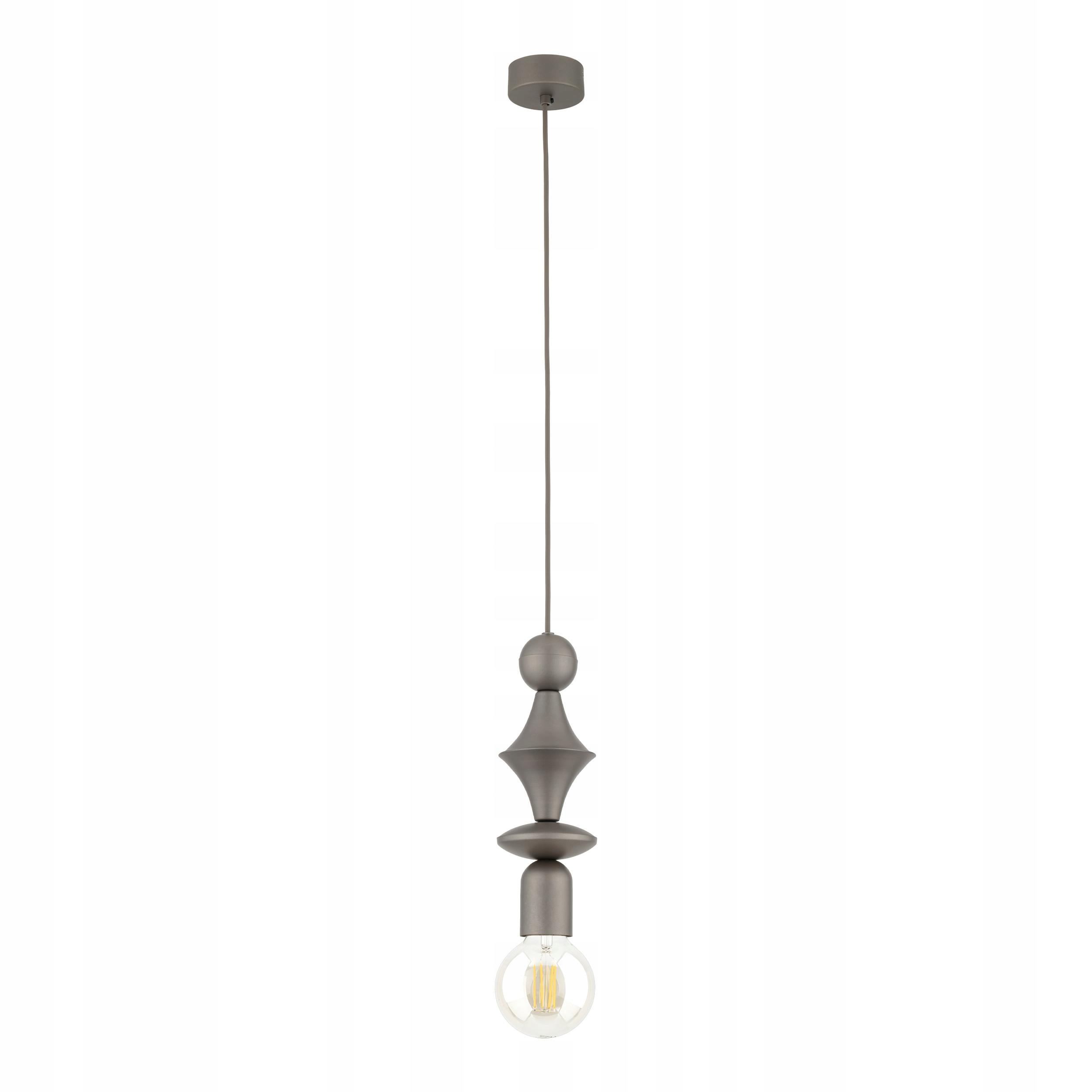 Závesná lampa Tower New hnedá 1xE27 Ozdobná Štýlová Do Obývacej Izby IP20