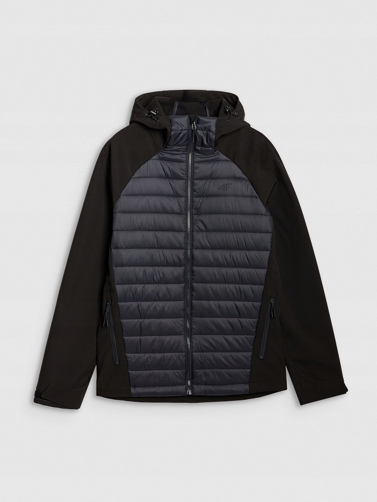 4F Pánská trekingová bunda Černá M